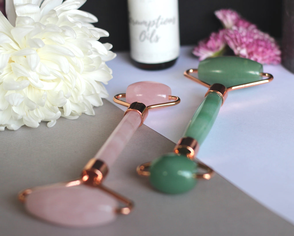 Rose Gold Jade Roller